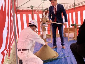 朝倉市｜老人ホームの起工式を執り行いました！